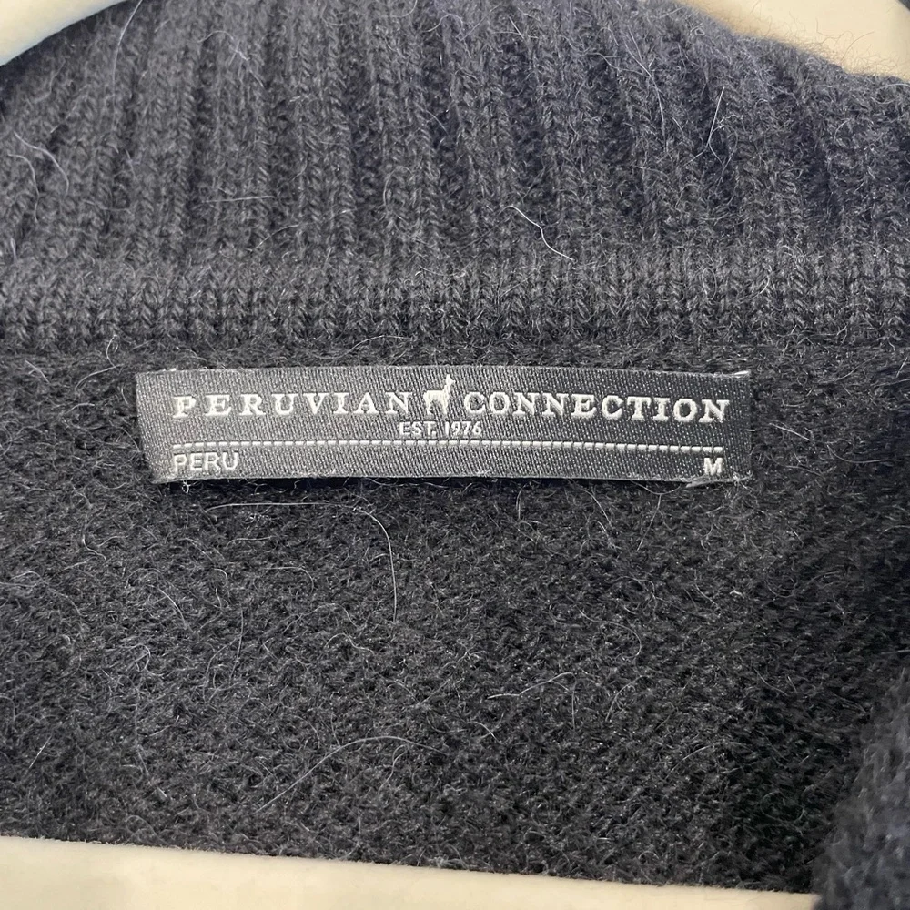 Peruvian Connection Black Sweater - Picture 3 of 7